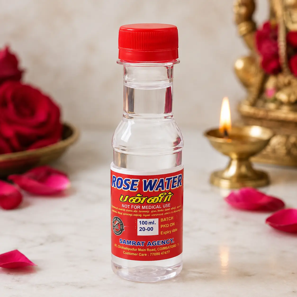 Rose Water (Panneer)  | For Pooja & Religious Use